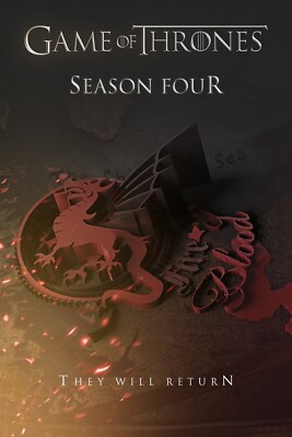 Game of Thrones GOT Season 4 Arya Tyrion Night Watch Brothers Daenerys Poster
