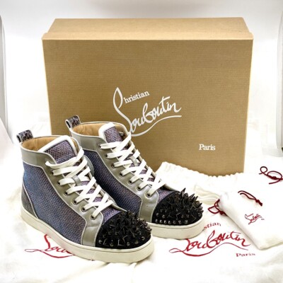 Christian Louboutin スタッズスリッポン　pikpik Louis Junior P Pik Pik Strass - Sneakers - Suede, leather