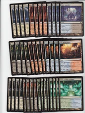40 Bounce Land Lot - Ravnica Block - 4x of each - Sets - Magic MTG FTG