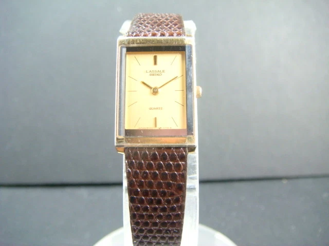 Seiko Lassale women s watch with beautiful brown Genuine leather band