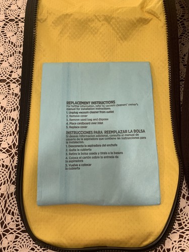 Oreck Changeable Front Cover Only Signature Cloth Red, Yellow - Picture 2 of 6