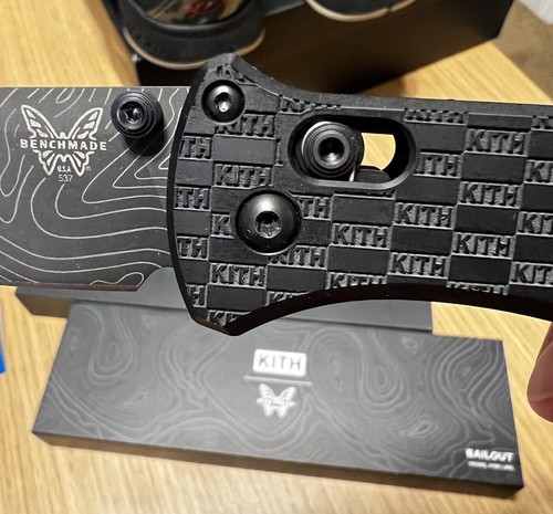 KITH FOR BENCHMADE 537 BAILOUT - MATTE BLACK 2024 Columbia Rare Grail - Picture 15 of 16