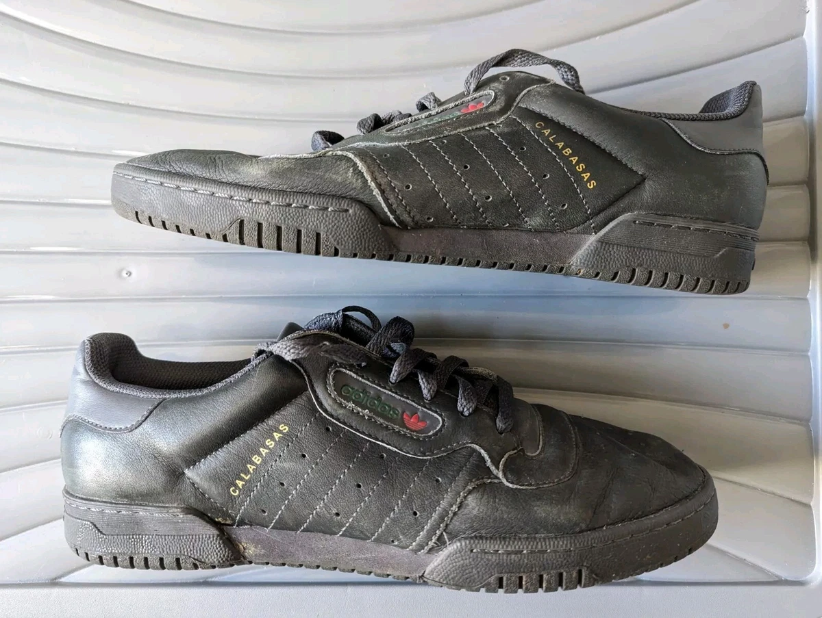 adidas gazelle silver green womens ADIDAS YEEZY POWERPHASE CALABASAS CORE BLACK SNEAKERS EU 38  UK 5.5 US 6