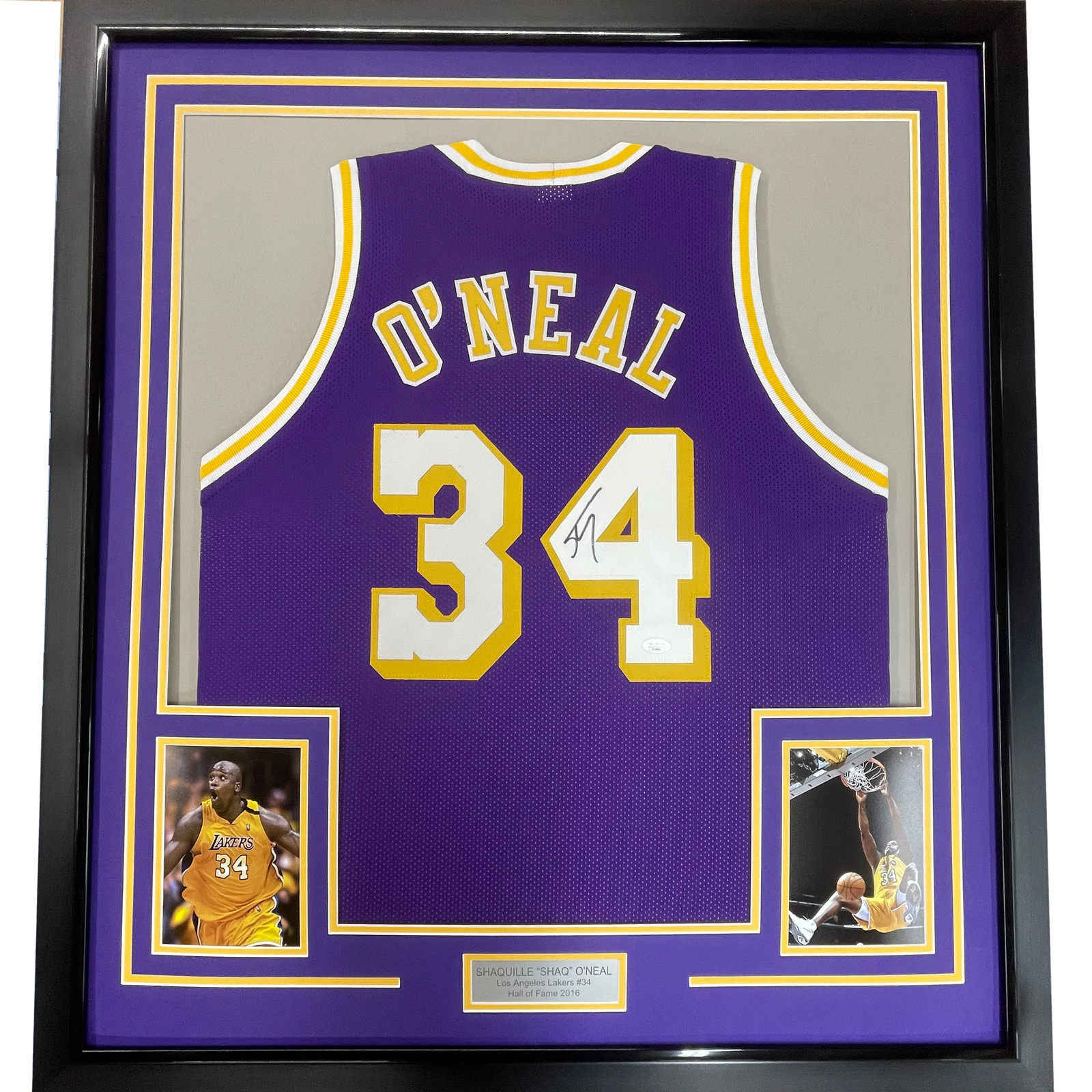Shaq Framed Signed Jersey Orlando Magic Beckett Autographed Shaquille  O'Neal