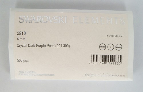 Genuine SWAROVSKI CRYSTAL PEARL ELEMENT #5810 ROUND BEAD ~ Many Color & Size - Picture 45 of 146
