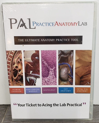 NEW Practice Anatomy Lab by Marjorie Johnson (2007, CD-ROM) Pearson SEALED