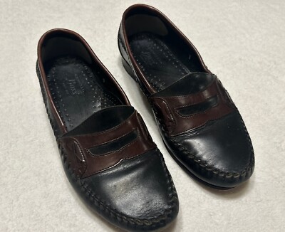 G.H. Bass & Co. Leather Casual Penny Slip On‎ Sz 12 G.H. BASS & CO. Bradford Burgundy Red Leather Penny Loafer  main image 4