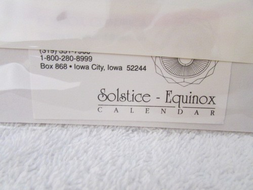 1994 Vintage Soltice - Equinox Calendar Mint - Picture 7 of 10