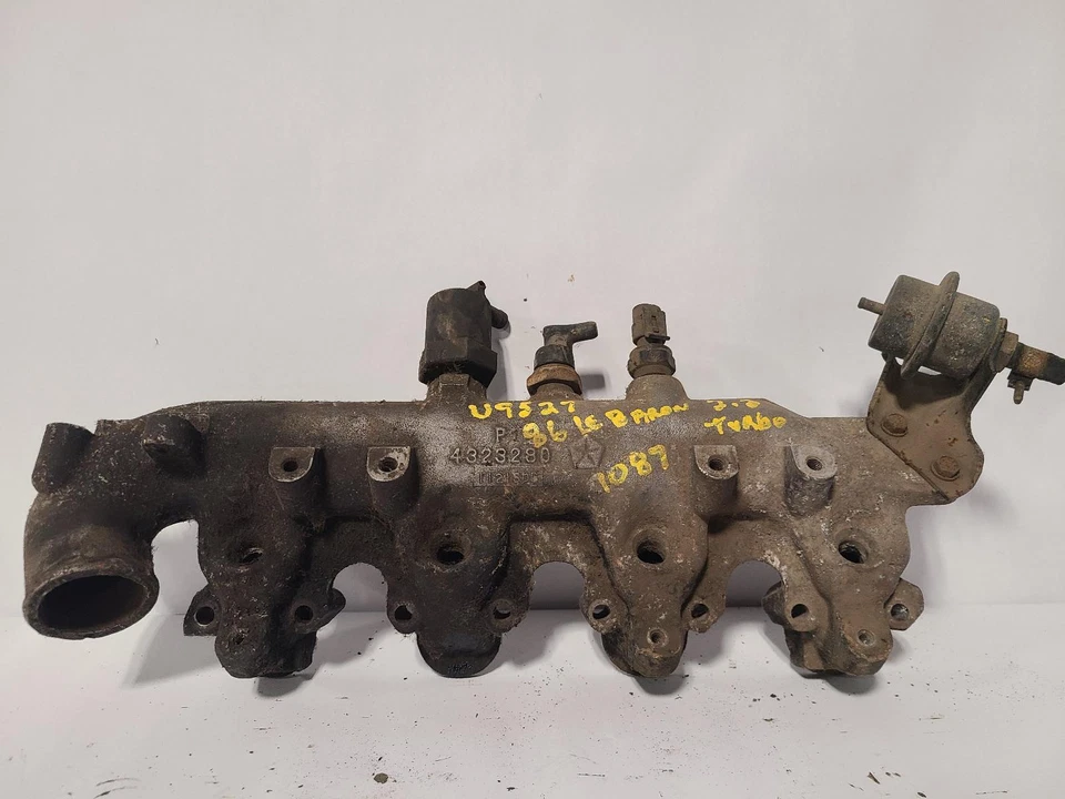 Colector de escape usado se adapta a: Chrysler Le Baron 1986 con turbo grado A Foto 2 de 4