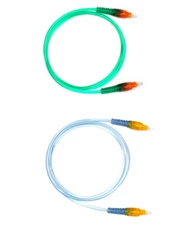 Green and Blue Transparent Optical Fiber Digital Audio Cable 6.7ft ADC2506