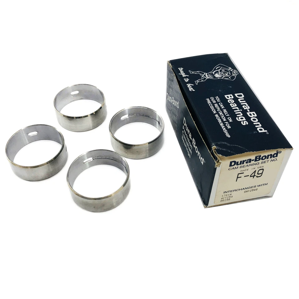 Комплект кулачковых подшипников Dura-Bond F-49 для Ford 300, 4,9 л, 6 цилиндров OHV конец 1985-1996 - Изображение 3 из 3
