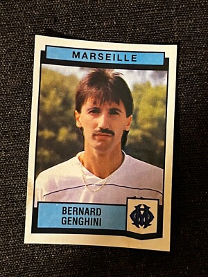 Panini Foot 1988 - Sticker Bernard Genghini (Marseille) #152 - Neuf Non Collé
