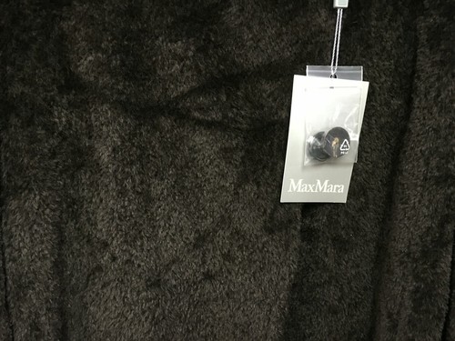 NEW Rare MAX MARA ALPACA Wool FULL LENGTH COAT BROWN - Made in Italy - $1550 - Picture 7 of 8