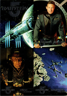 Fleer Ultra Babylon 5 4er Bogen / Sheet 