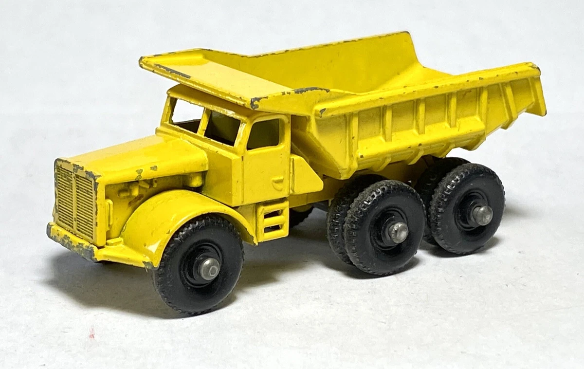 Vintage NO. 6 EUCLID DUMP TRUCK LESNEY MADE IN ENGLAND MATCHBOX
