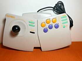 Capcom Fighter Power Stick GS Sega Genesis Arcade Pad  TESTED WORKS