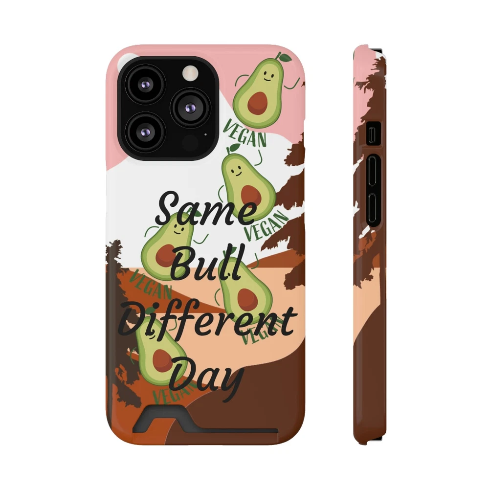 Slim Protective Phone Case with Built-in Card Holder  