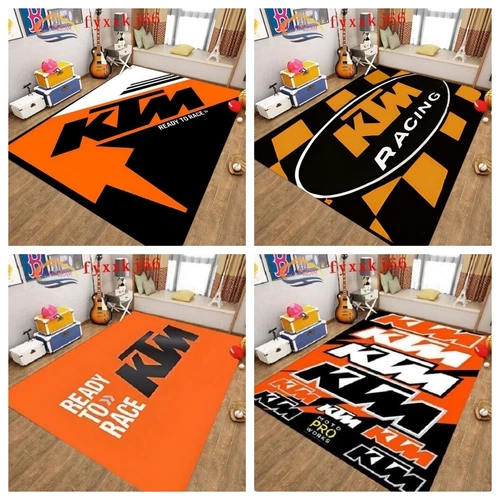 KTM Motorrad Boden Teppich Schlafzimmer Tür Matte rutschfeste Matte Geschenk -- - Bild 4 von 45