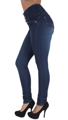 Plus Size, Butt Lift, Levanta Cola, High Waist, Skinny Jeans - Picture 3 of 8