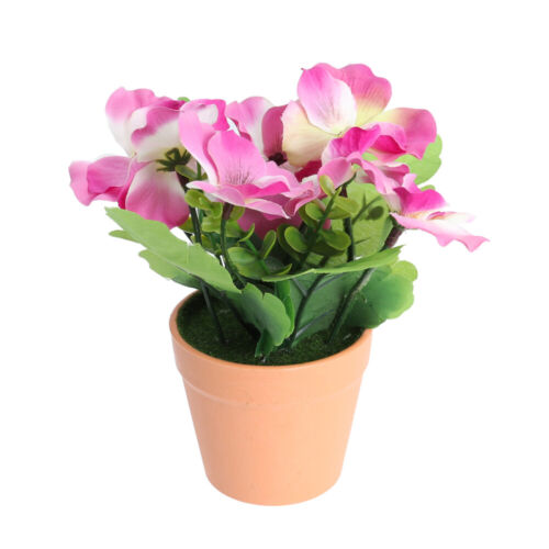  Mini-Pflanzen Künstlicher Blumentopf Kunstpflanze Topfpflanze - Bild 1 von 12