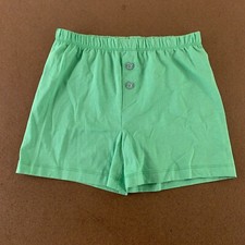 Lucky  Me Everyday Collection Boys Size 7/8 Green Cotton Boxer Shorts New