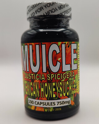 Muicle Muitle Muycle Mexican Honeysuckle 100 Capsulas