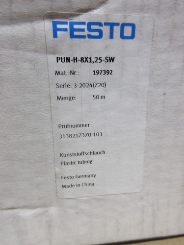Festo Plastic Tubing PUN-H-8X1,25-SW (50 meter) - Picture 2 of 3