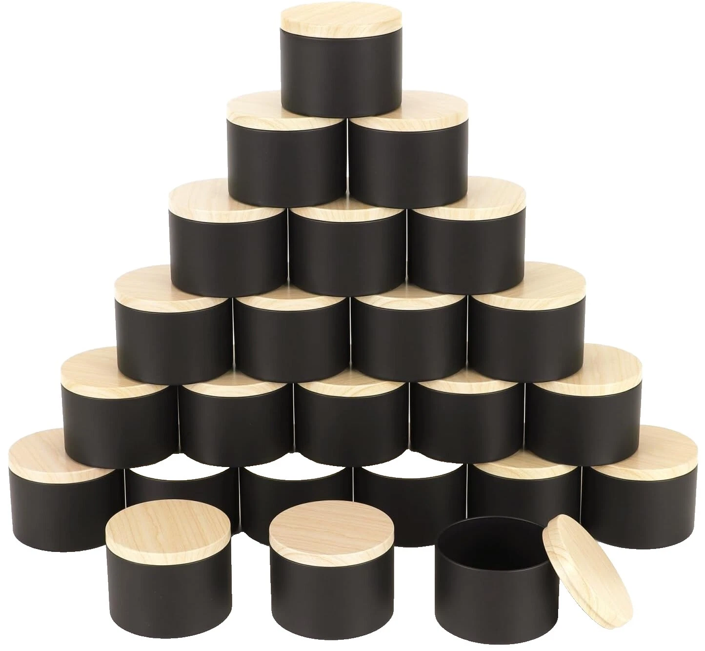 Банки и контейнеры для изготовления керамических свечей и мыла