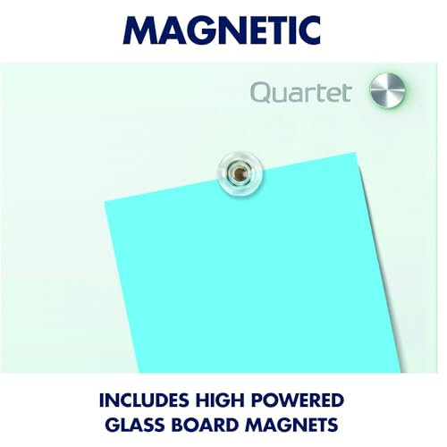 Quartet Magnetic Glass Dry Erase White Board, - Picture 7 of 10