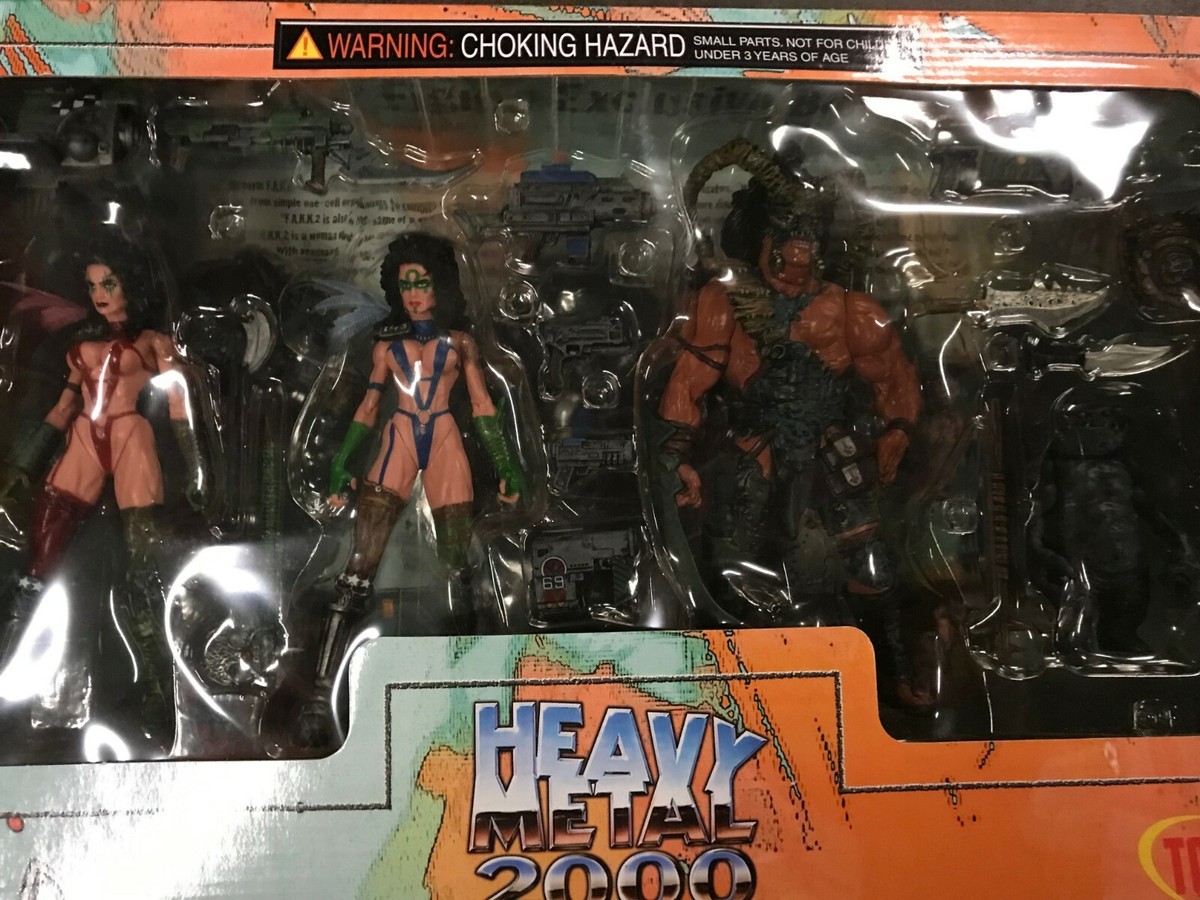 TOWER RECORDS HEAVY METAL 2000 FOUR FIGURE EXCLUSIVE BOX SET