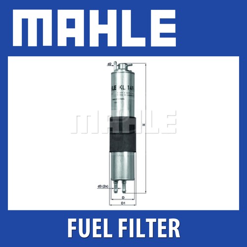 Mahle Fuel Filter KL149 Fits BMW 3 Series Genuine Part