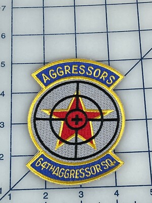 Usaf Checkmate Aggressor Patch US Air Force 64th Aggressor Squadron Patch SOVIET STAR AGGRESSORS | eBay