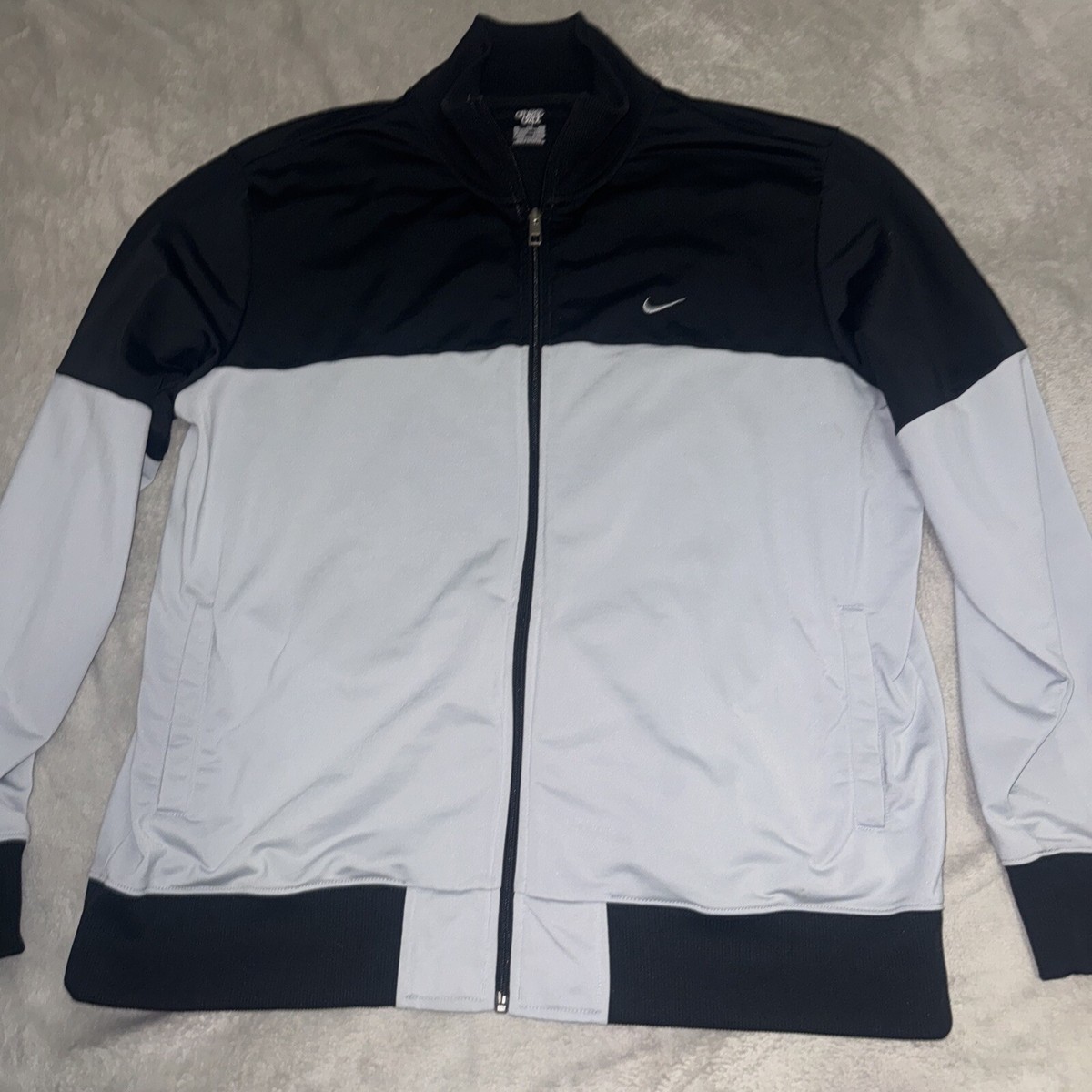 Vintage Nike Mens 2XL Black Athletic Department Full Zip Vintage Nike Mens 2XL Black Athletic Department Full Zip
