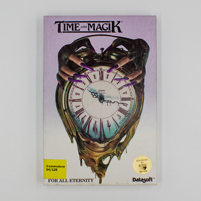TIME AND MAGIK C64 Sammlerzustand ULTRA SELTEN Datasoft Commodore 64/128 1988
