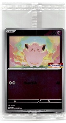 Pokemon 2026 Indonesia Stamped Indomaret Card 60/M-P Clefairy Foil