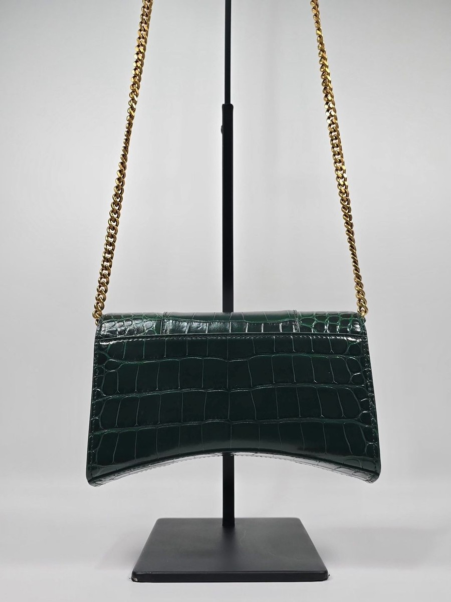 ショルダーバッグ・ポシェット BALENCIAGA 'Hourglass' small shoulder bag Balenciaga Hourglass Chain Mini Shoulder Bag 129137376 | eBay