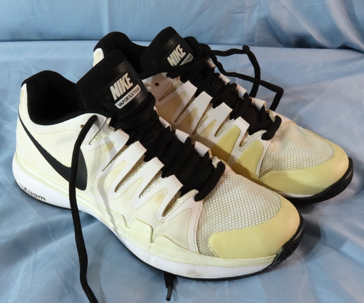 Size 7.5 - Nike Zoom Vapor Tour White for sale online | eBay