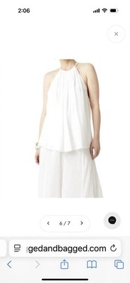 forte forte Sleeveless-halter Style Top NWOT