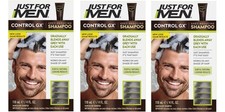 3Bottle Just For Men Control GX Grey-Reducing Shampoo, 4 OZ