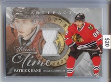 Patrick Kane Threads of Time Game Used Jersey 2025-26 UD Artifacts