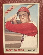 1966 OPC O-PEE-CHEE #150 Rocky Colavito EX no creases centered Cleveland Indians