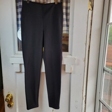 Bagatelle Collection Women's Black Pull on Pants Skinny Straight Leg Size M