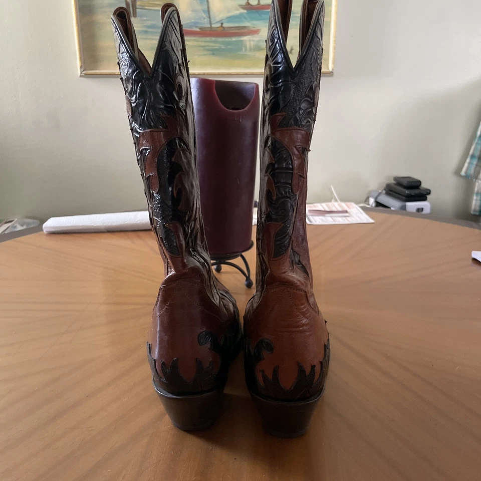 Bota Western Dan Post Lauryn marrón para mujer talla 9M Foto 3 de 4