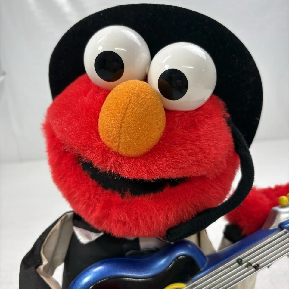 Fisher Price Vintage Singing Country ELMO tocar guitarra se ilumina probado 2000 Foto 2 de 4