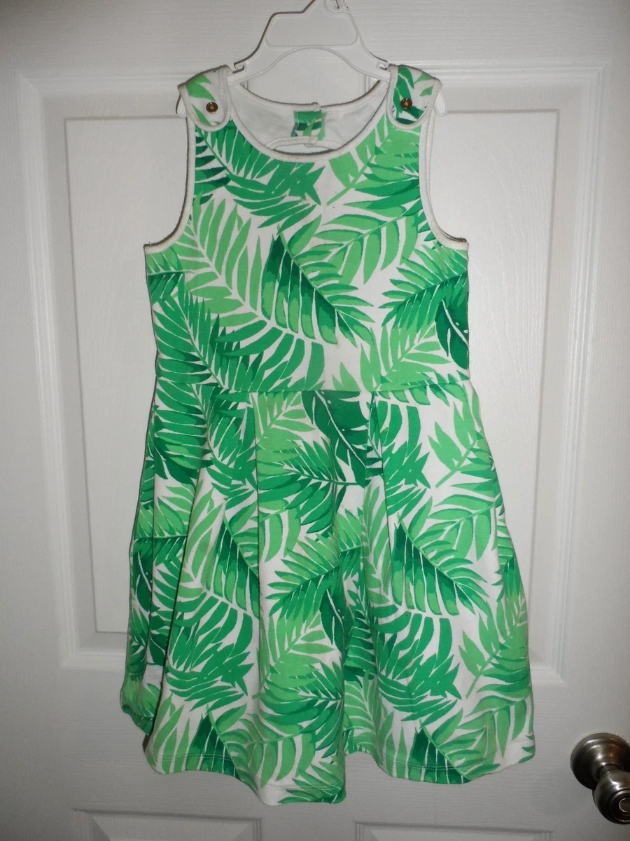 green emerald velvet dress Janie & Jack Green Floral Belted Dress NWT- Size 2T