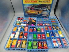 Vintage Lesney Matchbox Lot of 56 Cars  NICE Case most 1970s Used Cars