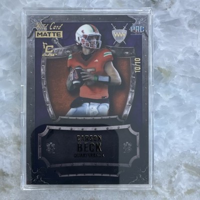 Carson Beck [Rookie] #WW-CB 2025 Wild Card Matte Weekend Warrior 10/10