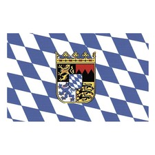 A. Bl&ouml;chl Flagge Bayern Wappen