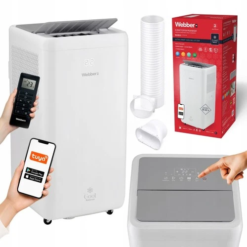 PORTABLE AIR CONDITIONER WEBBER 9000BTU, BRAND NEW, UK STOCK, NEXT DAY DELIVERY