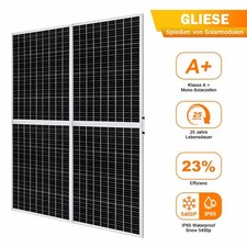 Solarpanel-Kit 12V 200/400W, Balkonkraftwerk & Wohnmobil …